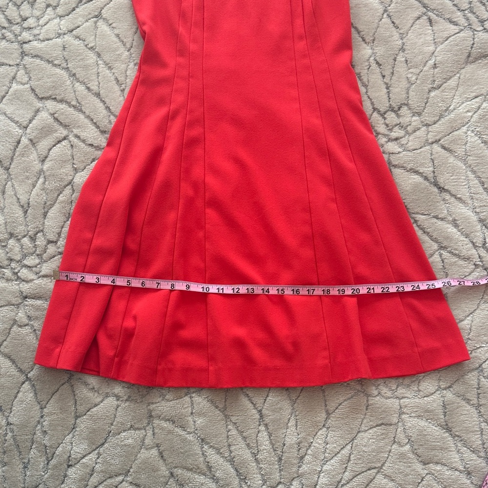 Banana Republic Bold Red Sleeveless Midi Dress - Picture 6 of 10